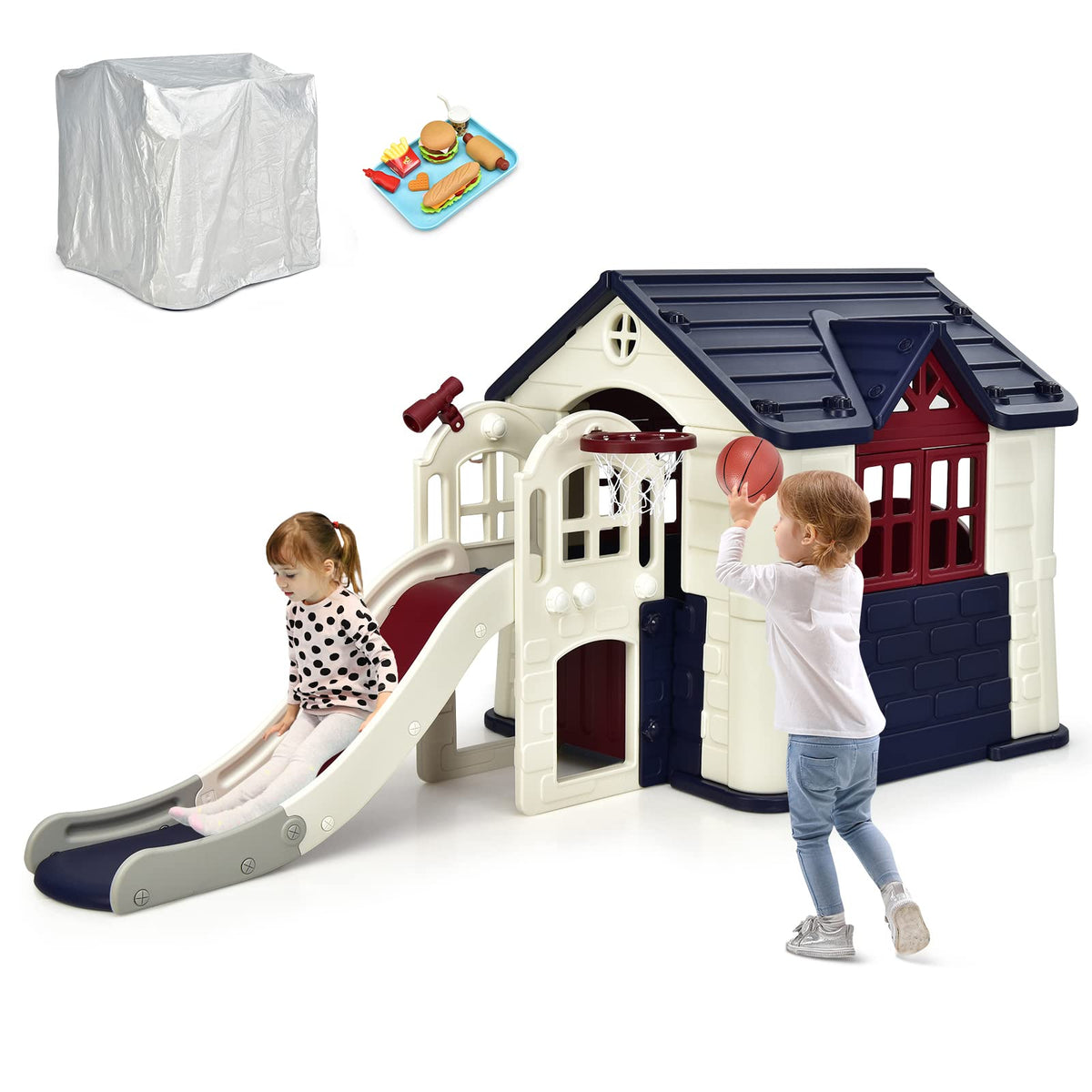 Baby playhouse with slide online