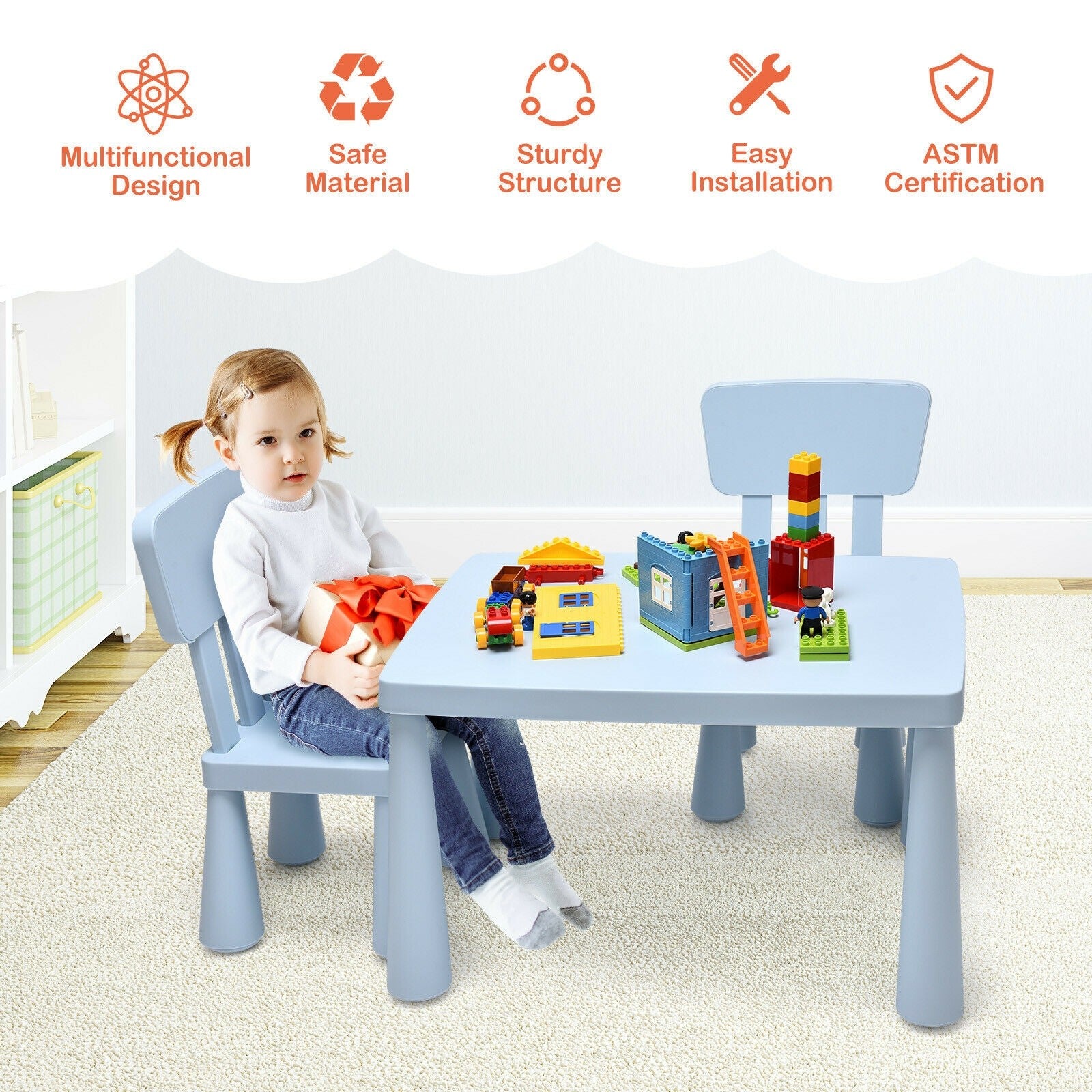 Star Wars 3 Piece Kids' Table and Chair Set 