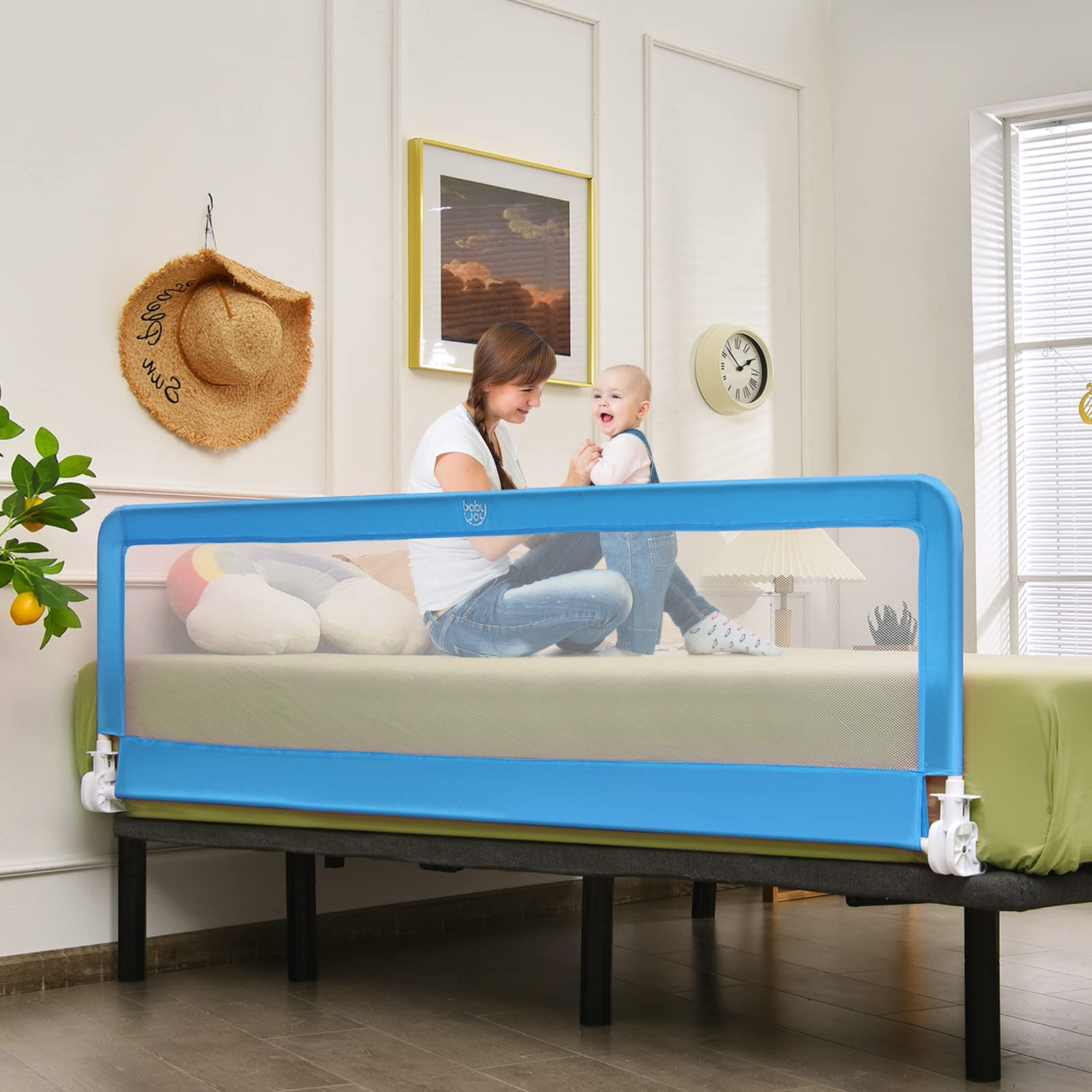 3 Pieces Baby Bed Rail Guard for Kids, bed rails for king size bed